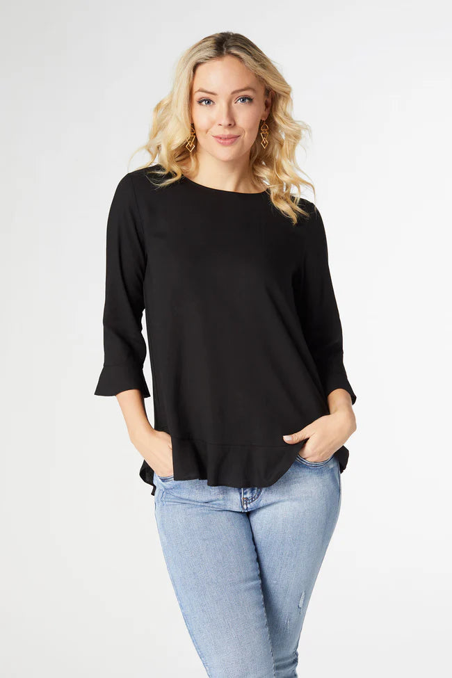 Virginia Ruffle Sleeve Top