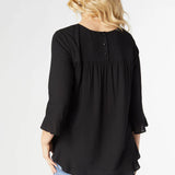 Virginia Ruffle Sleeve Top