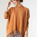 Heavenly Luxe Flowy Mock Neck Sweater