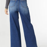 Everstretch High Rise Wide Leg Jeans