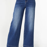 Everstretch High Rise Wide Leg Jeans