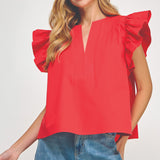 Ansley Flutter Top