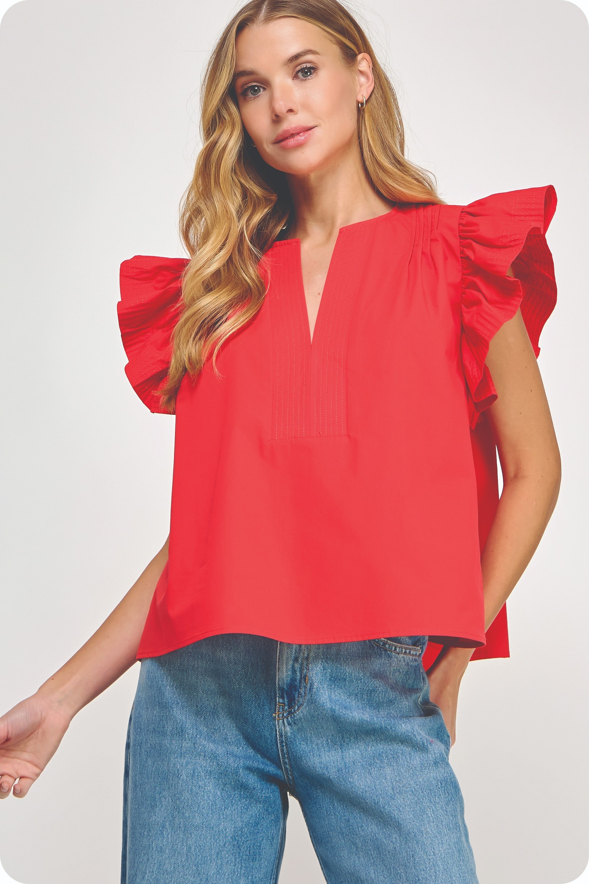 Ansley Flutter Top