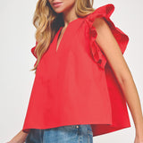 Ansley Flutter Top