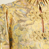 Floral Jacquard Midi Dress