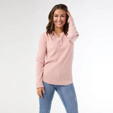 Kym Soft Henley Top