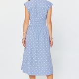 Cap Sleeve Midi w/Bow