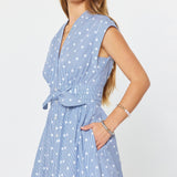 Cap Sleeve Midi w/Bow