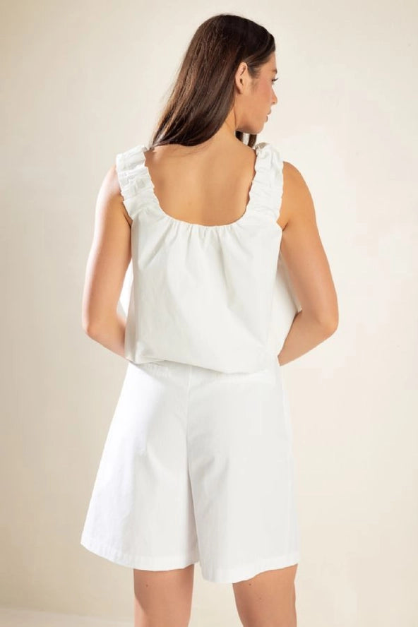 Clara Woven Bubble Blouse