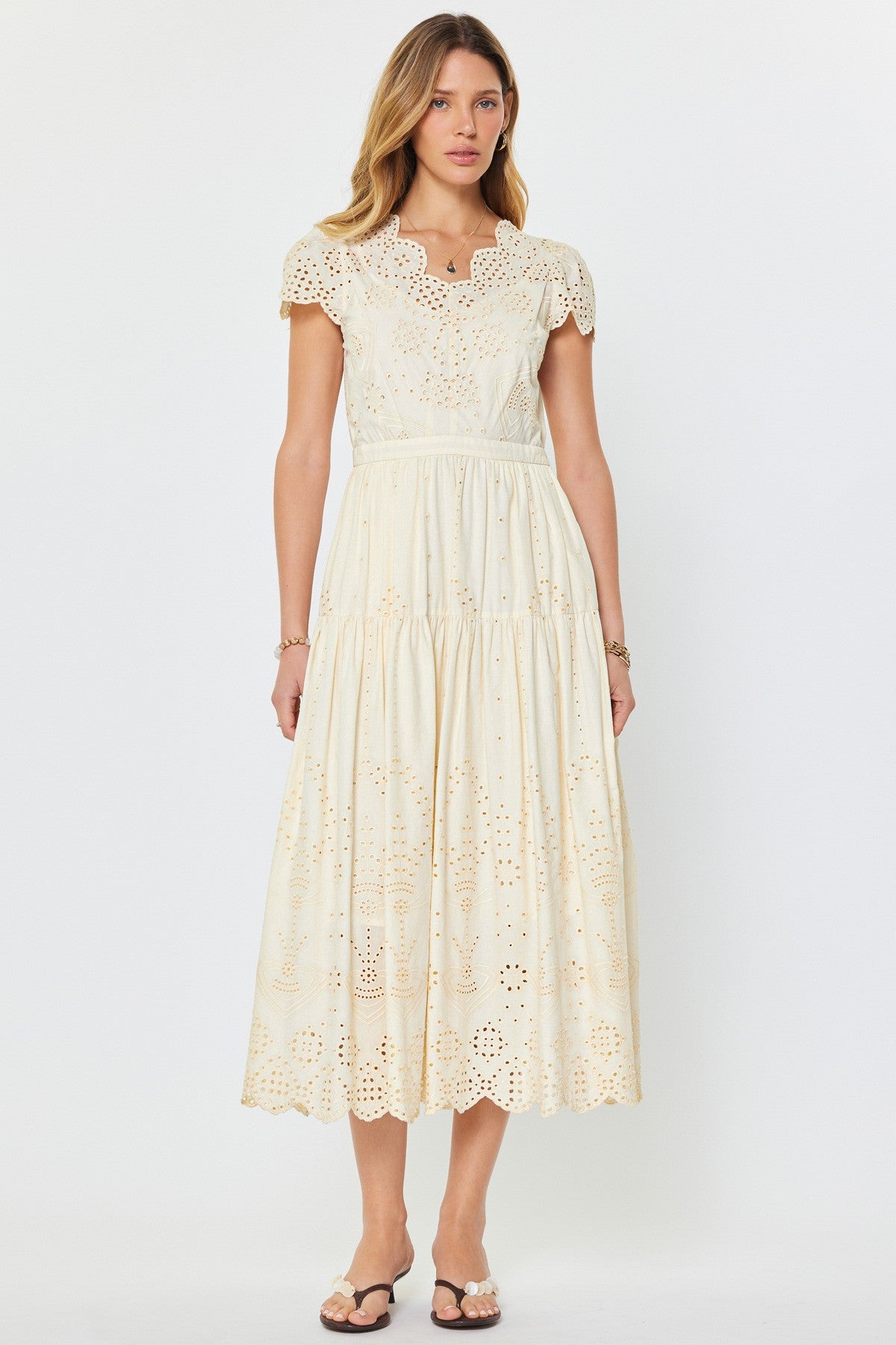 Angela Maxi Dress - Ivory / Medium Angela Maxi Dress - Ivory / Medium