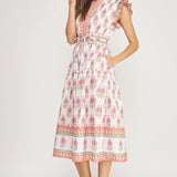 Gianna Floral Midi Dress