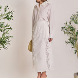 Crochet Collar Detailed Shirt