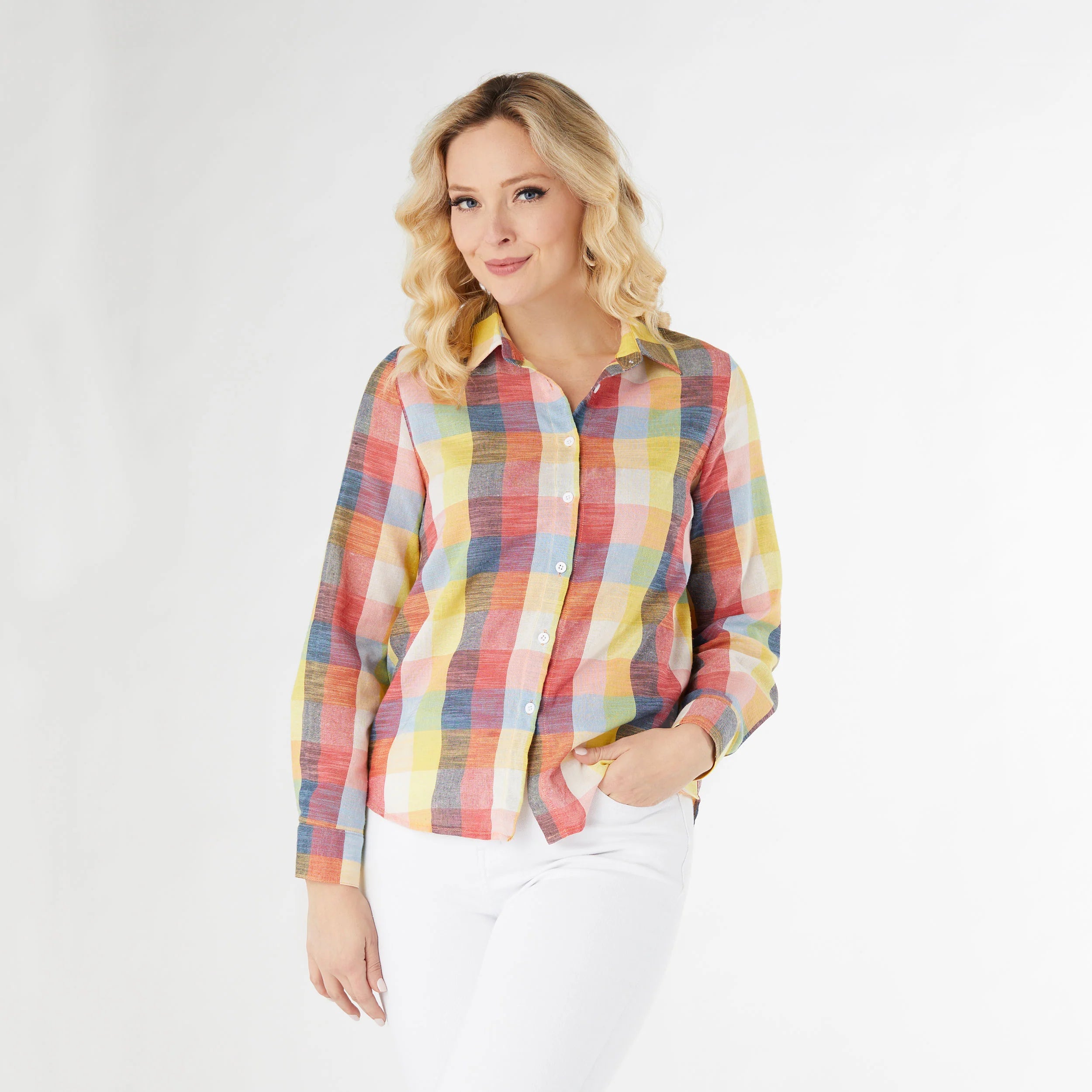 Rooney Bright Gingham Blouse