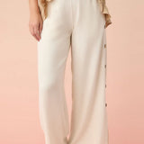 Remi Pant w/Side Button Detail