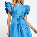 Anne Flutter Mini Dress