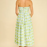 Geometric Print Midi Dress