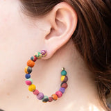 Kantha Pebbled Hoops