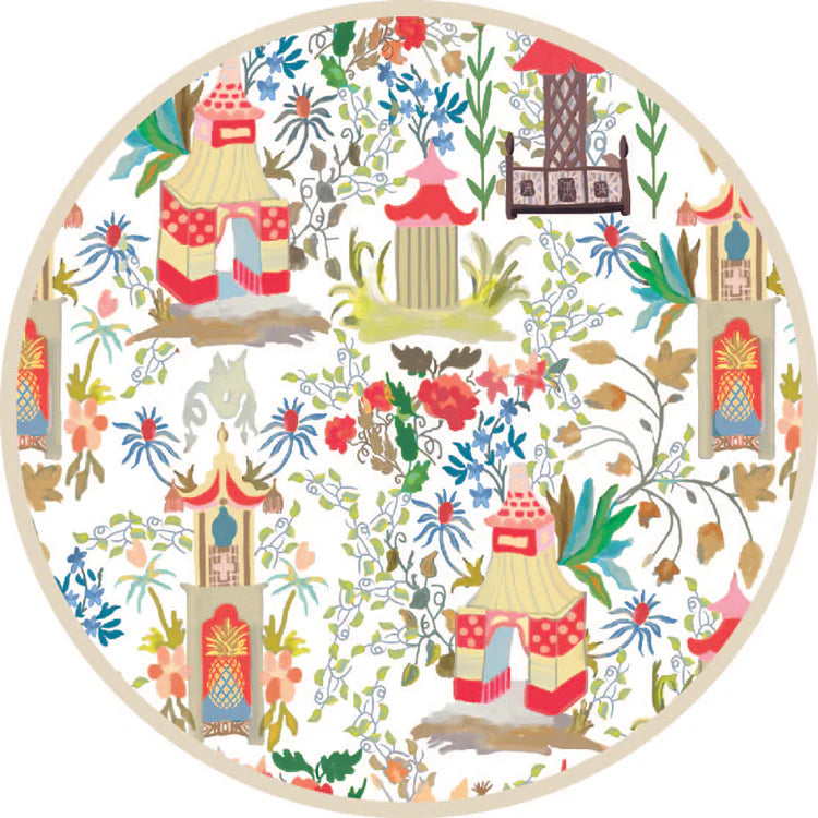 VIDA Pagoda Reversible Placemat Set/4
