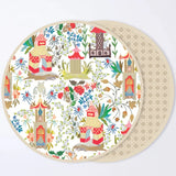 VIDA Pagoda Reversible Placemat Set/4