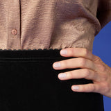 Carmen Long Velour Skirt