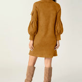 Charlee Faux Suede Dress