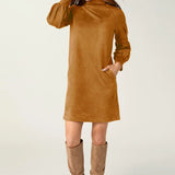 Charlee Faux Suede Dress