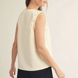 Smocked Edge Tank Top