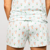 Love Blooms Here Sleep Shorts