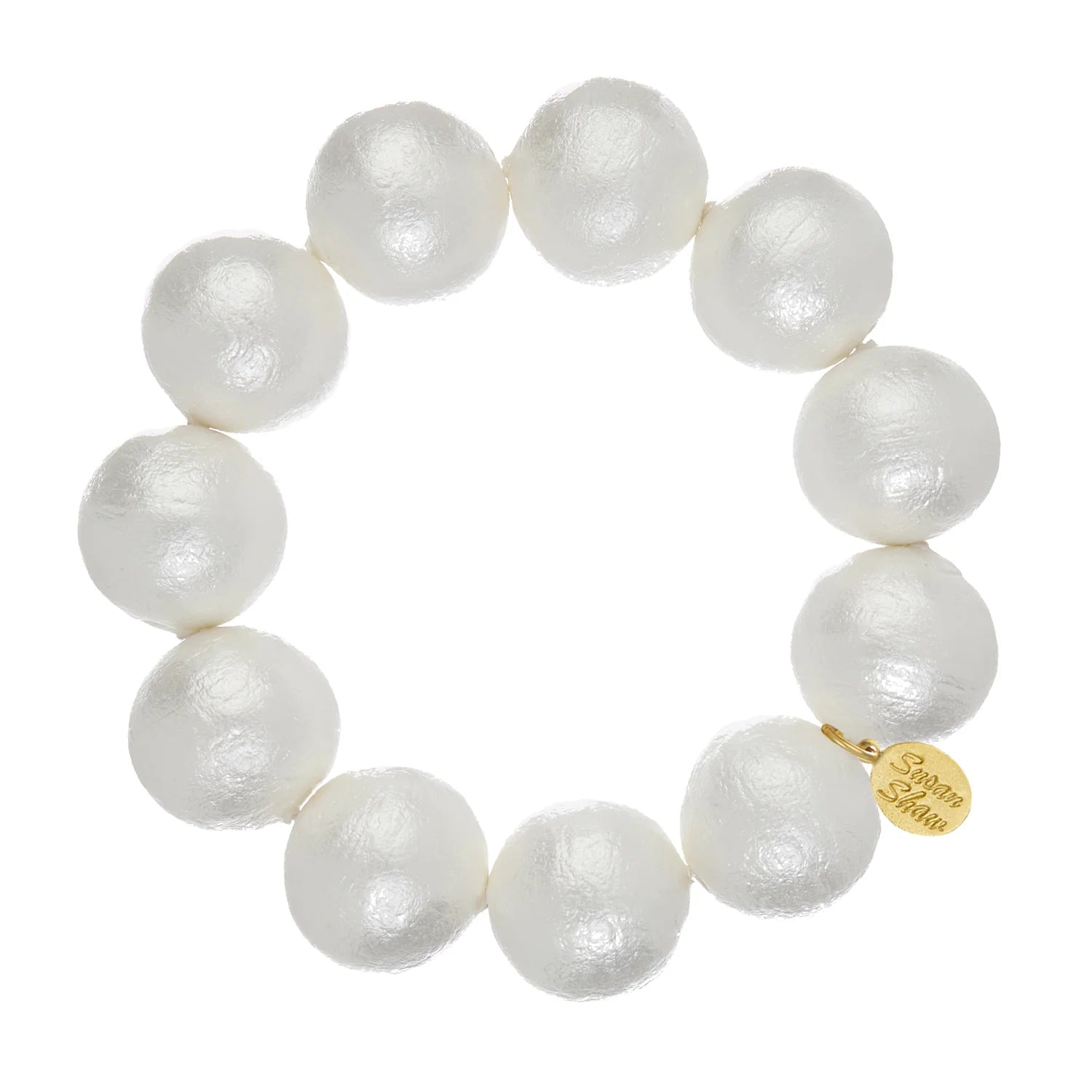 Lucille Cotton Pearl Bracelet