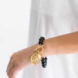 Onyx Bulldog Bracelet