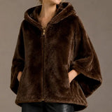 Bianca Reversible Hooded Faux Fur Jacket