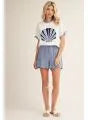 Seashell Sleeveless Sweater
