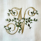 Monogram Tea Towel