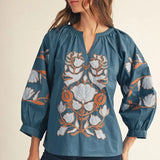 Baroque Floral Top