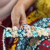 Embroidered Wool Belt