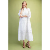 Marcy Eyelet Maxi Dress