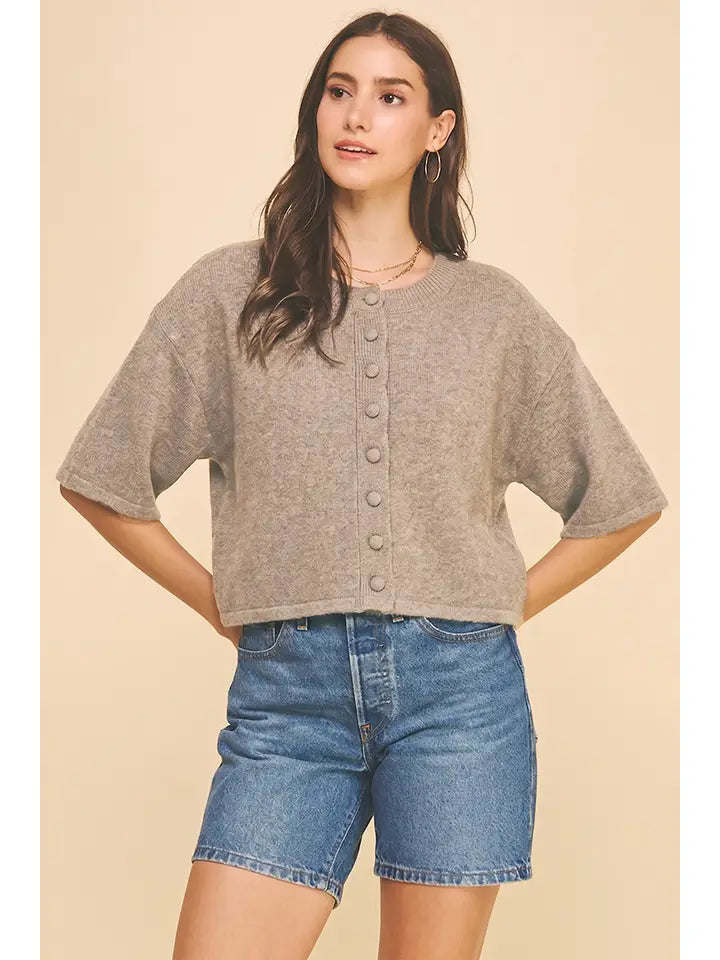 Cally Short Sleeve Sweater