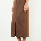 Amy Suede Pencil Skirt