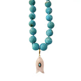 Kiawah Beaded Fish Necklace