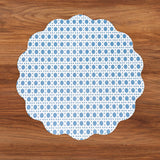 VIDA Sealife & Rattan Reversible Placemat SET/4