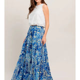 Maria Woven Maxi Skirt