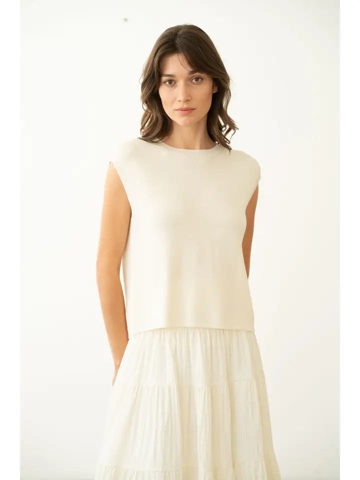 Marla Crochet Knit Sweater