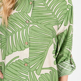 Palm Print Dress