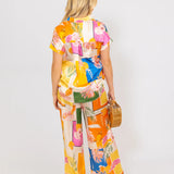 Tropical Satin Pant