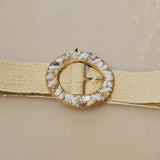 Woven Raffia Belt