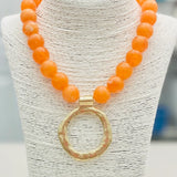 Ball Necklace W/ Pendant