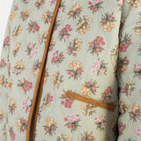 Floral Pattern Quilted Jacket