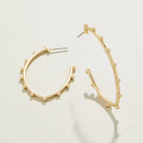 Bobbi Hoop Earrings Gold