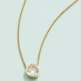 Lighthouse Necklace Cubic Zirconia 18''