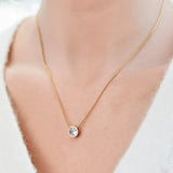 Lighthouse Necklace Cubic Zirconia 18''